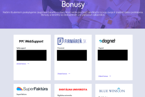 Bonusy a Benefity VITA