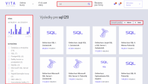 filtrovanie online kurzov vita