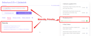 Materiály a Príručky Online Kurz