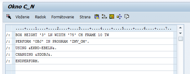 ABAP článok SAP Script
