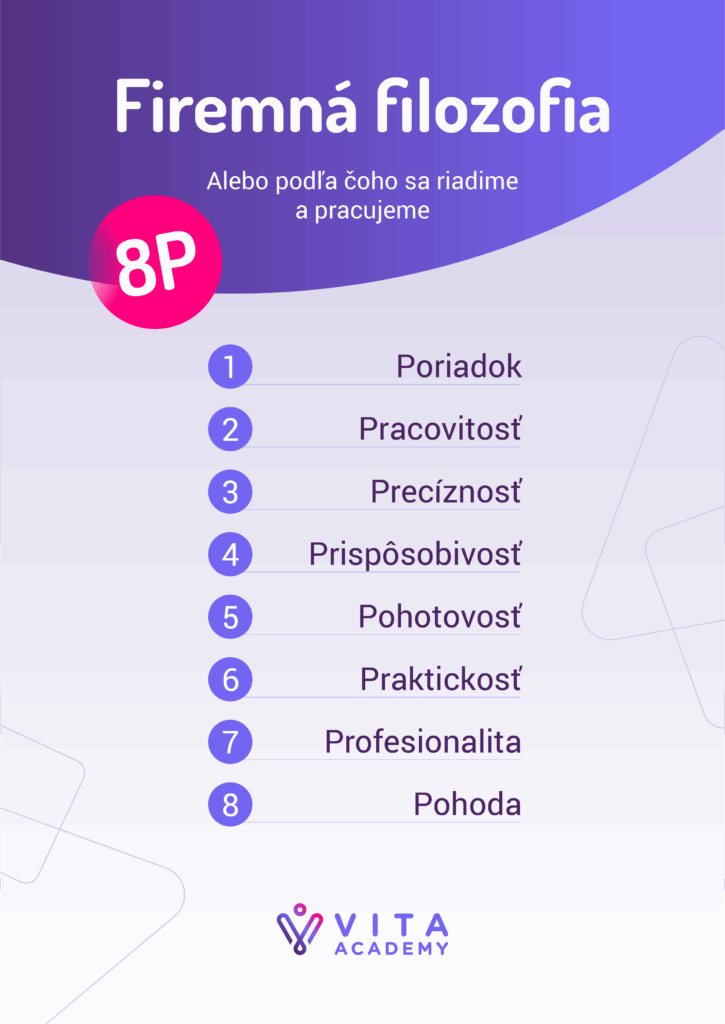 firemná filozofia VITA