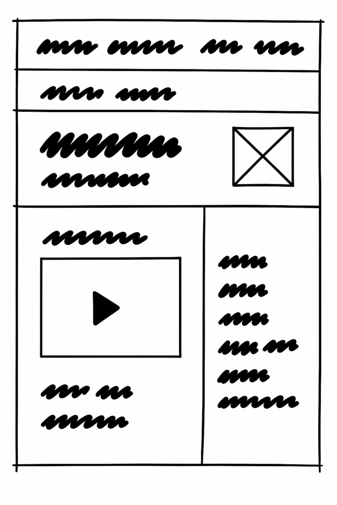 príklad ui ux wireframy low fidelity vzor balsamiq