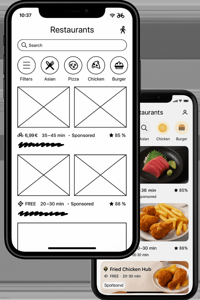 príklady ui ux wireframy vzor balsamiq
