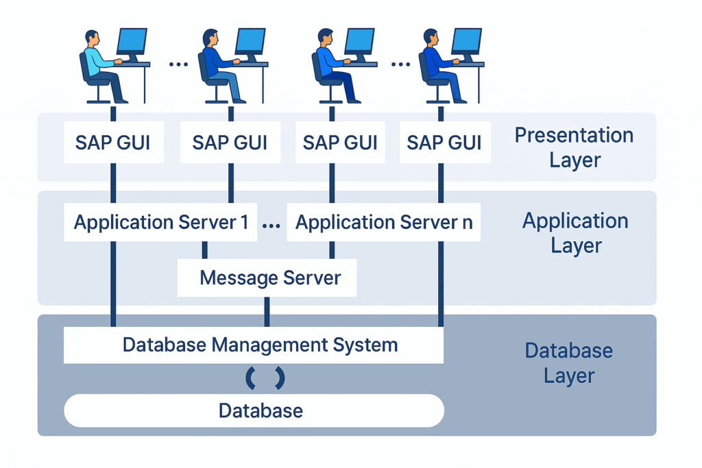 ako funguje sap netweaver a sap gui
