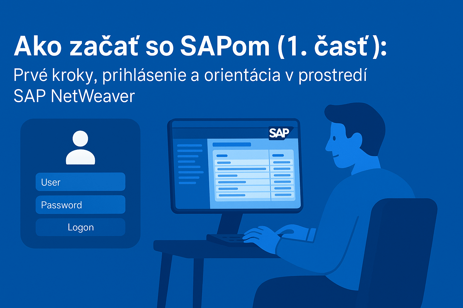 Ako začať so SAPom (1. časť): Prvé kroky, inštalácia, prihlásenie a orientácia v prostredí SAP Netweaver