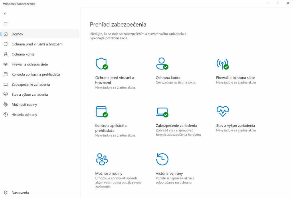 microsoft windows zabezpečenie antivírus defender