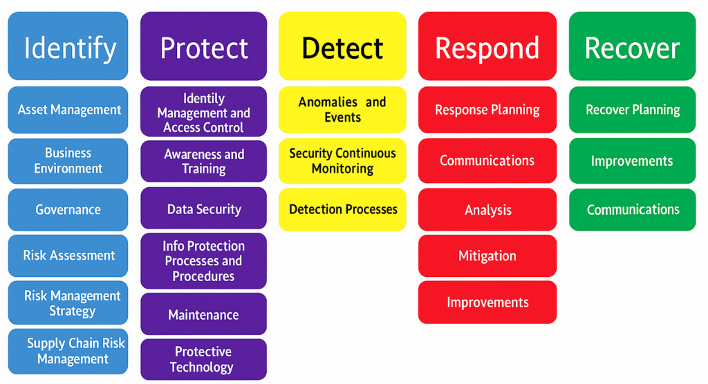 NIST kybernetická bezpečnosť rámec framework