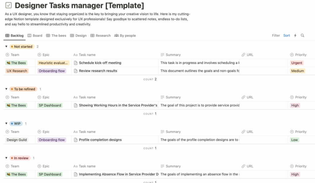 notion ux design