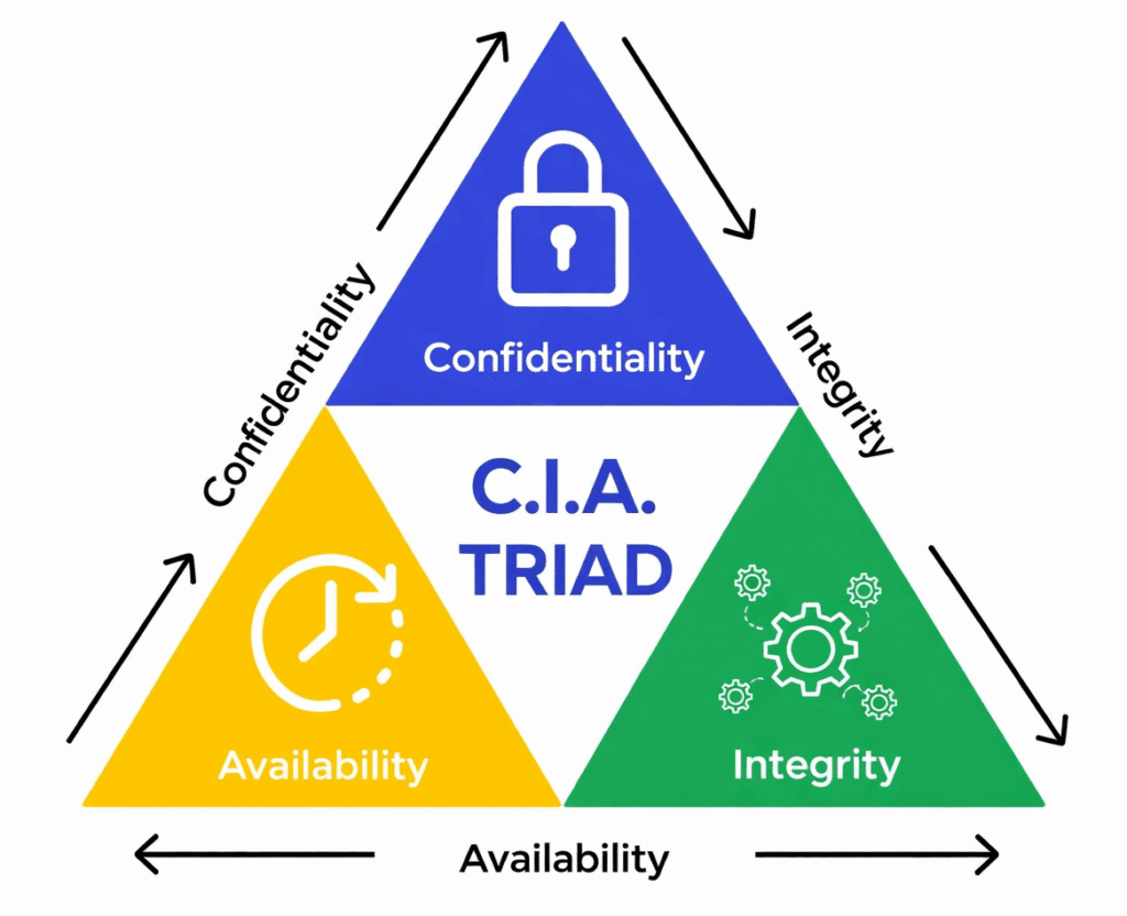 CIA triáda Confidentiality Integrity Availability