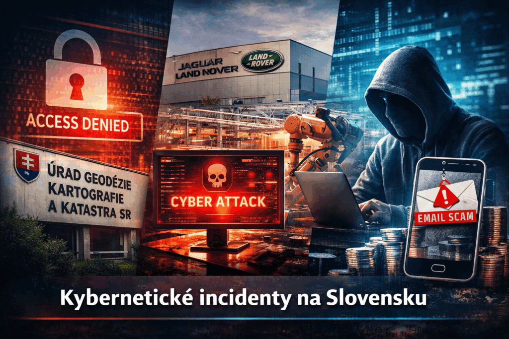 Kybernetické incidenty na Slovensku – hackerské útoky, phishing a úniky dát