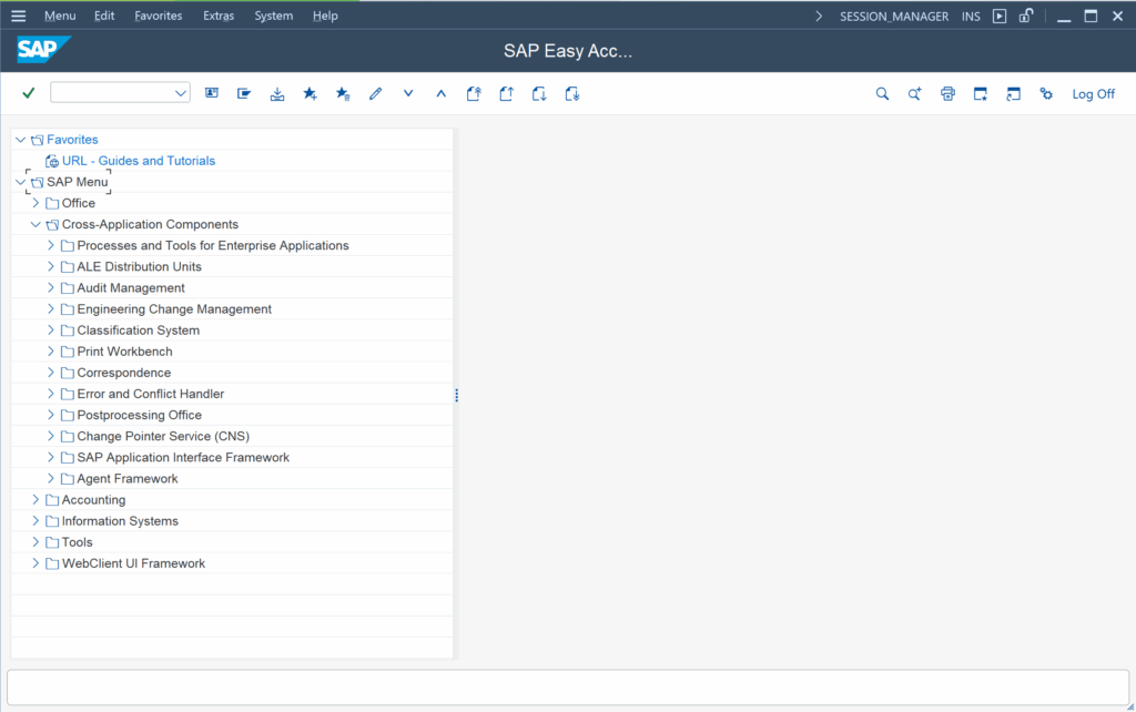 SAP Špecialista a SAP Easy Access