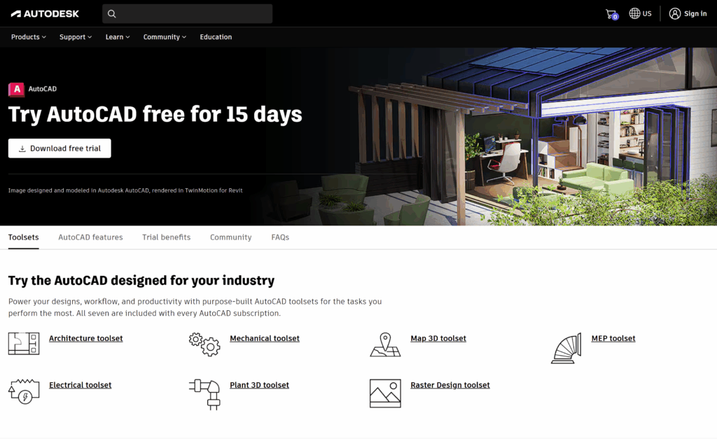 AutoCAD Autodesk stiahnutie download