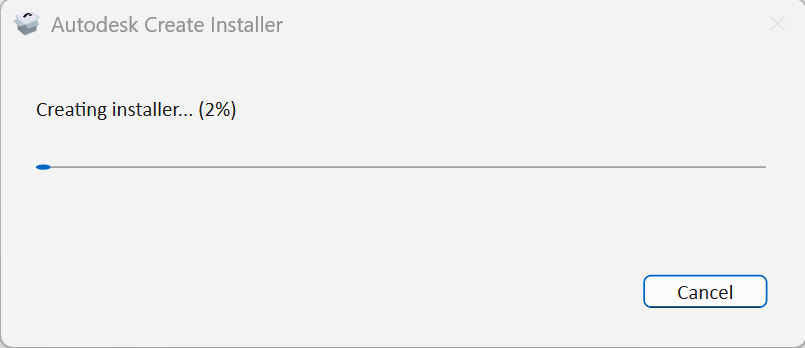AutoCAD Autodesk inštalátor Create Installer