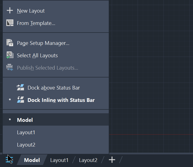 AutoCAD Autodesk model layout