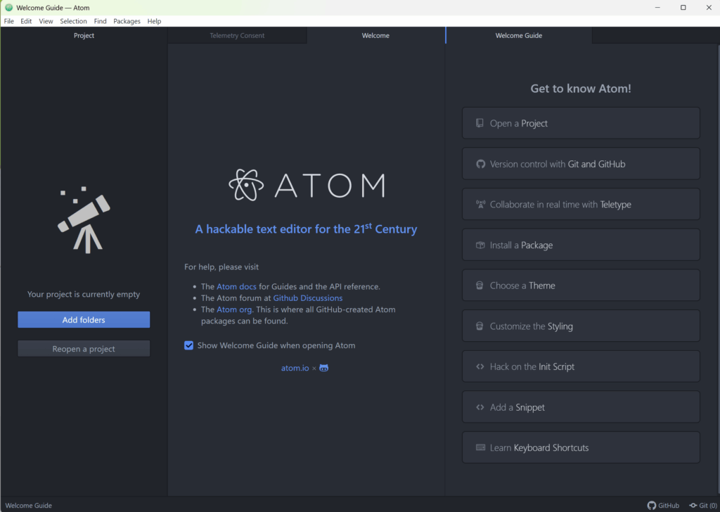 editor atom