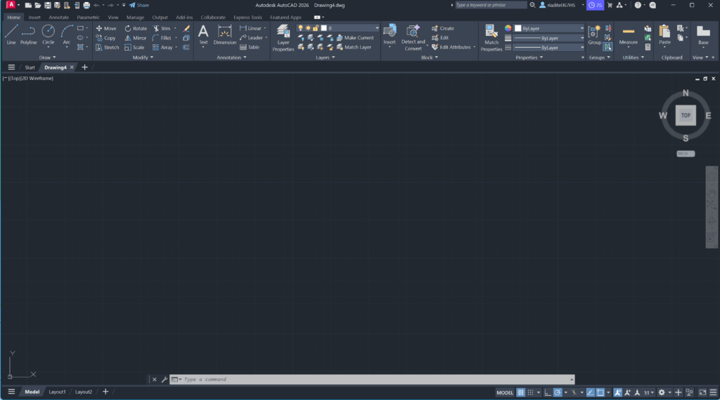 online kurz AutoCAD Autodesk používateľské rozhranie user interface UI en anglické