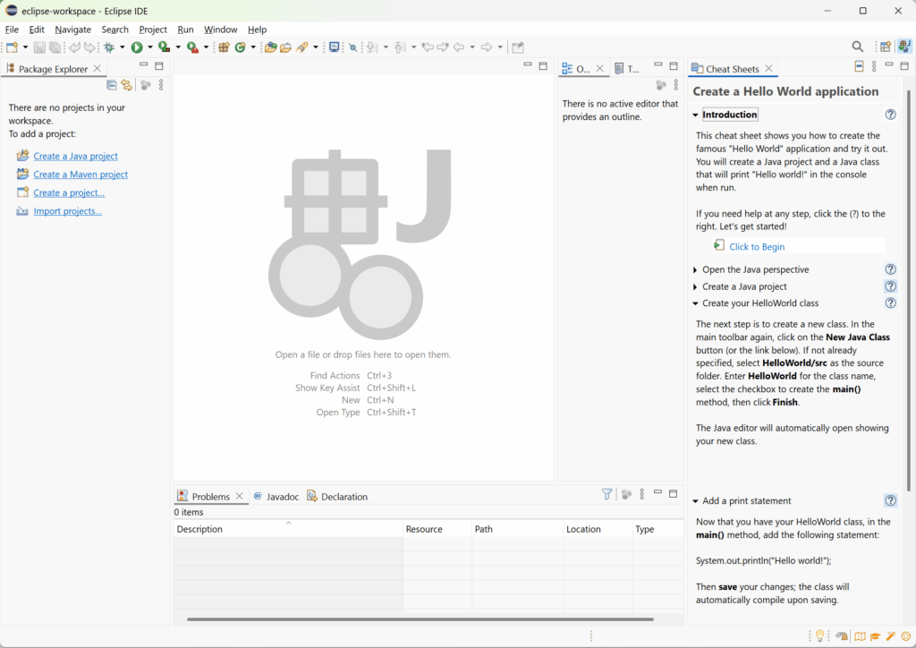 vývojové prostredie eclipse IDE workspace Java PHP C/C++