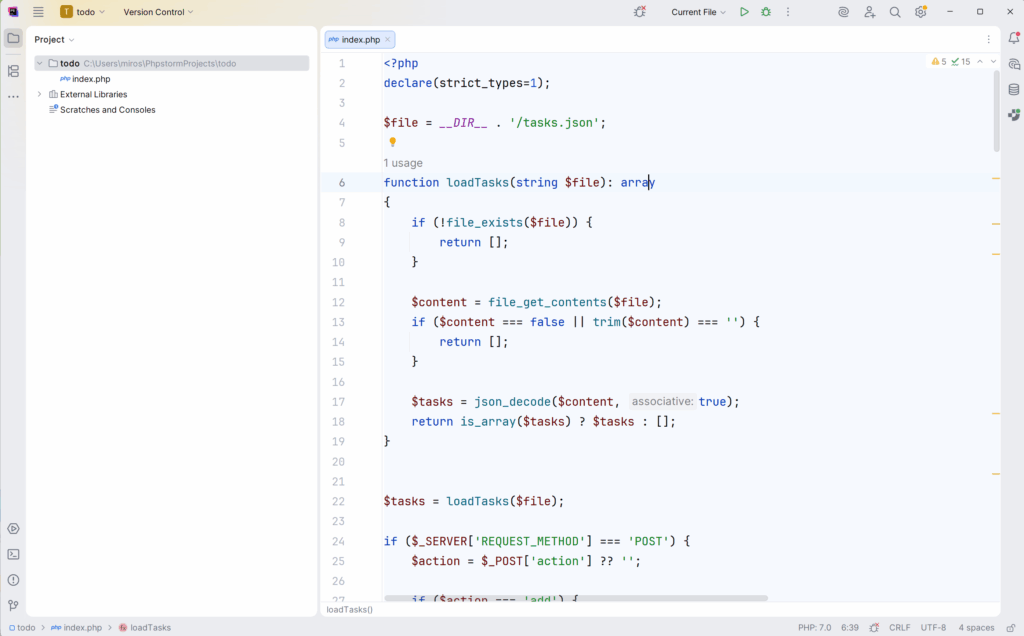 vývojové prostredie jetbrains phpstorm php