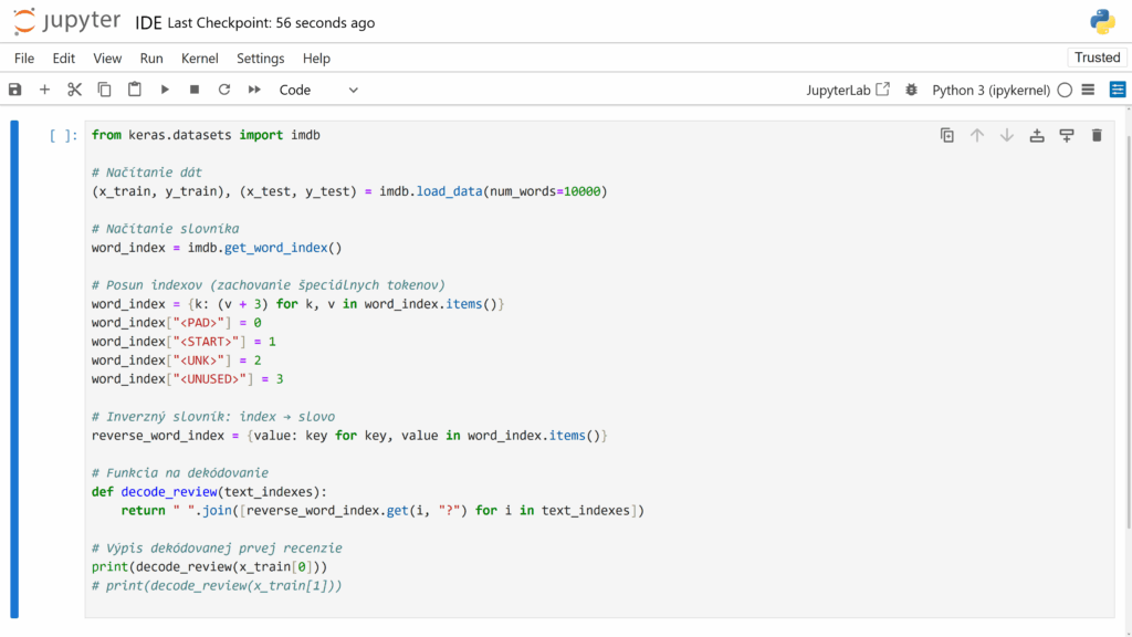 vývojové prostredie jupyter notebook ide python julia
