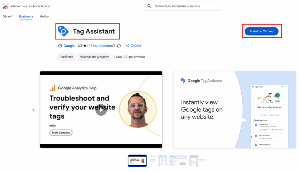 Google Tag Assistant